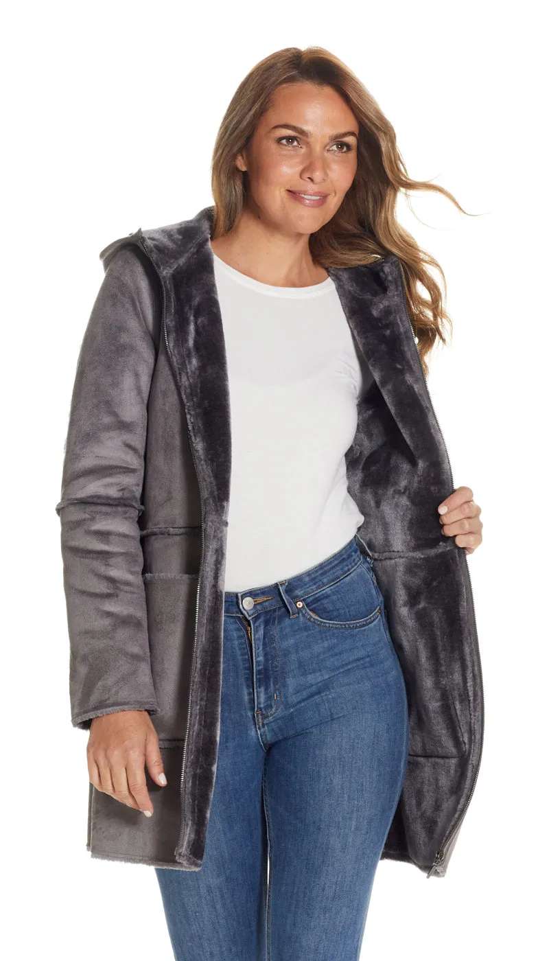 FAUX SHEARLING WALKER