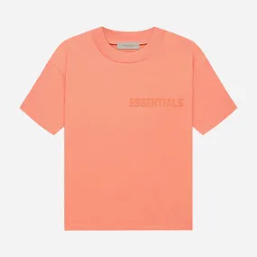 FEAR OF GOD ESSENTIALS T-SHIRT FW22 CORAL