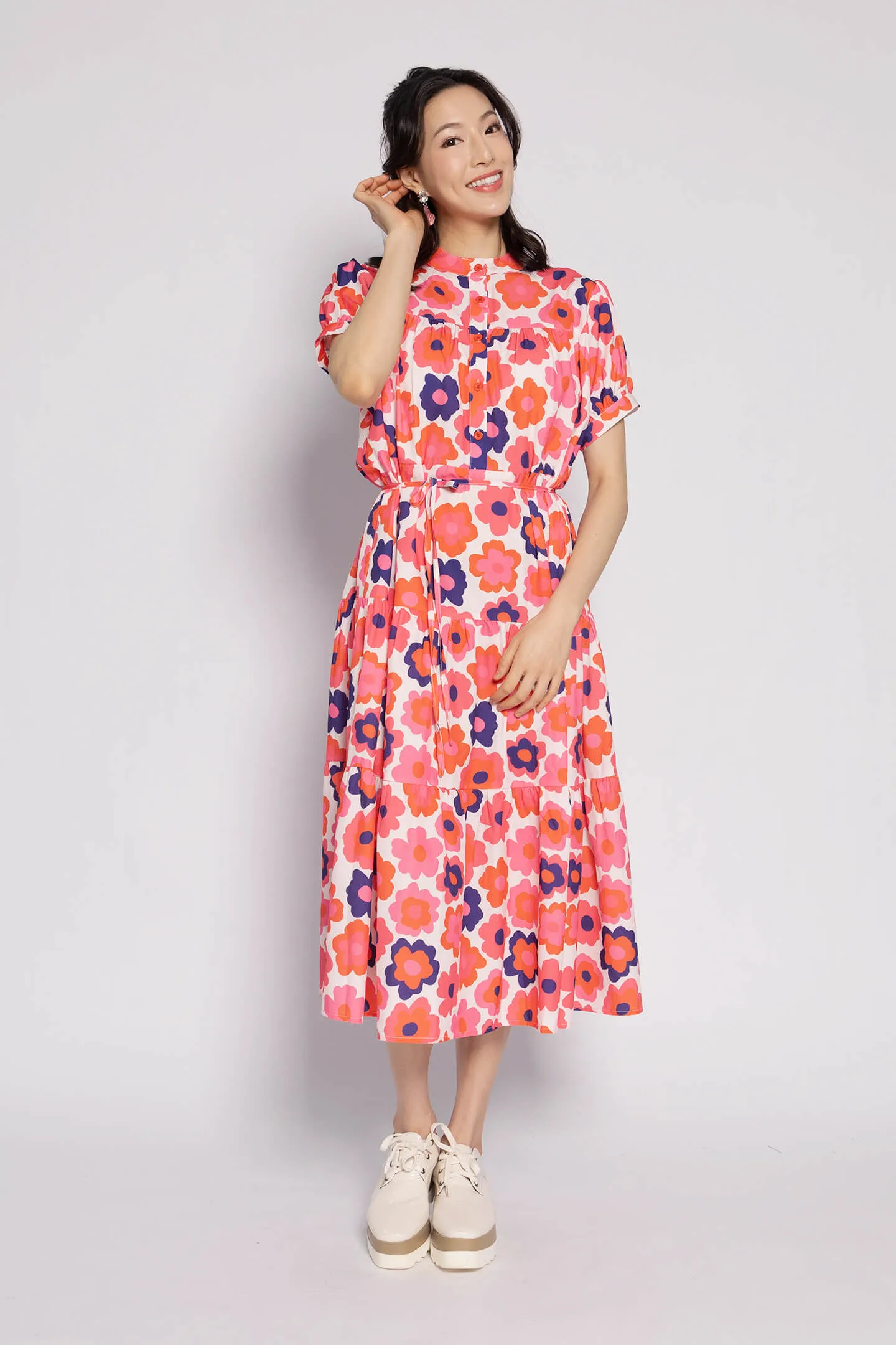 Fifi Dress in Pink Buttercup