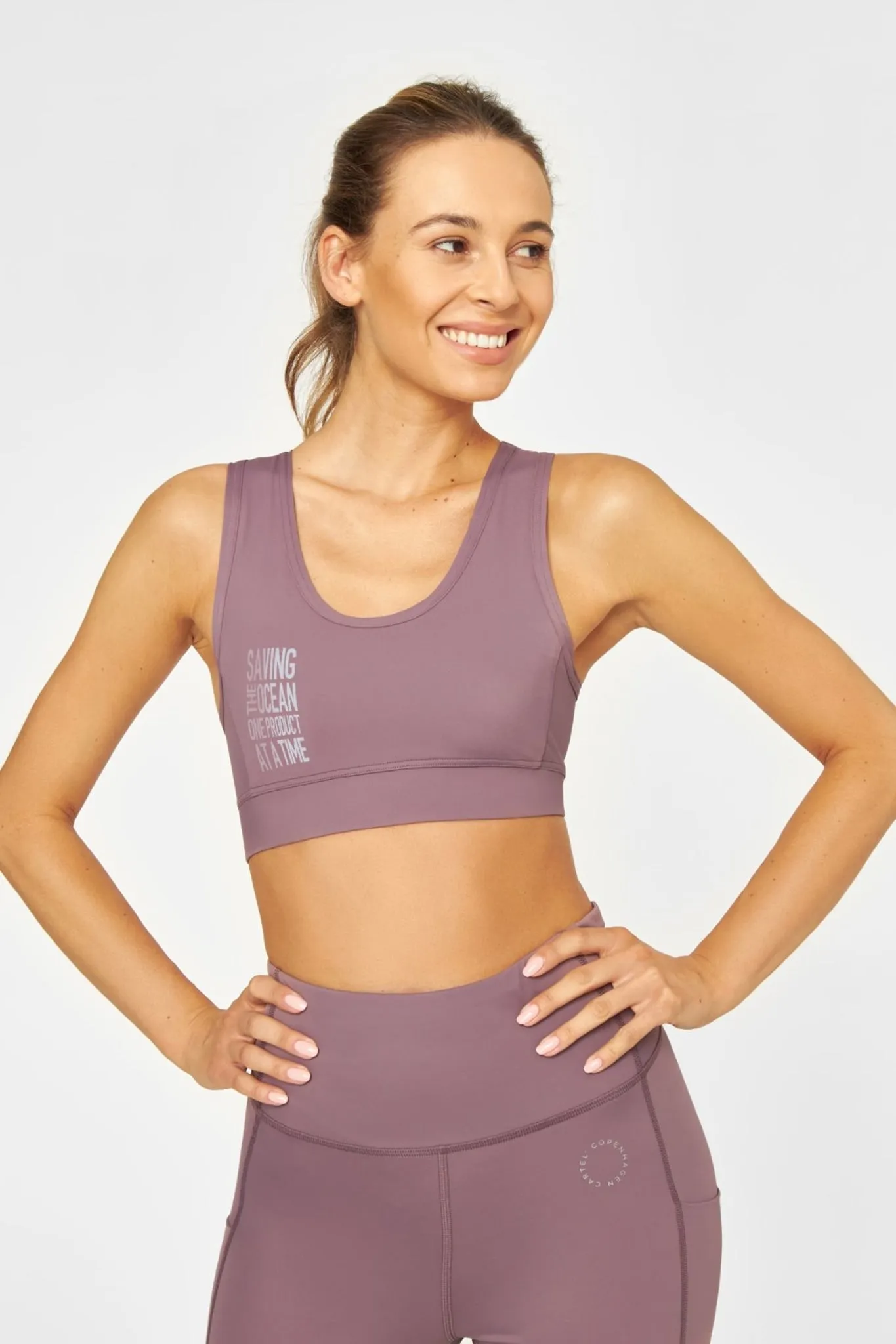 Flex Sports Bra Statement Plum