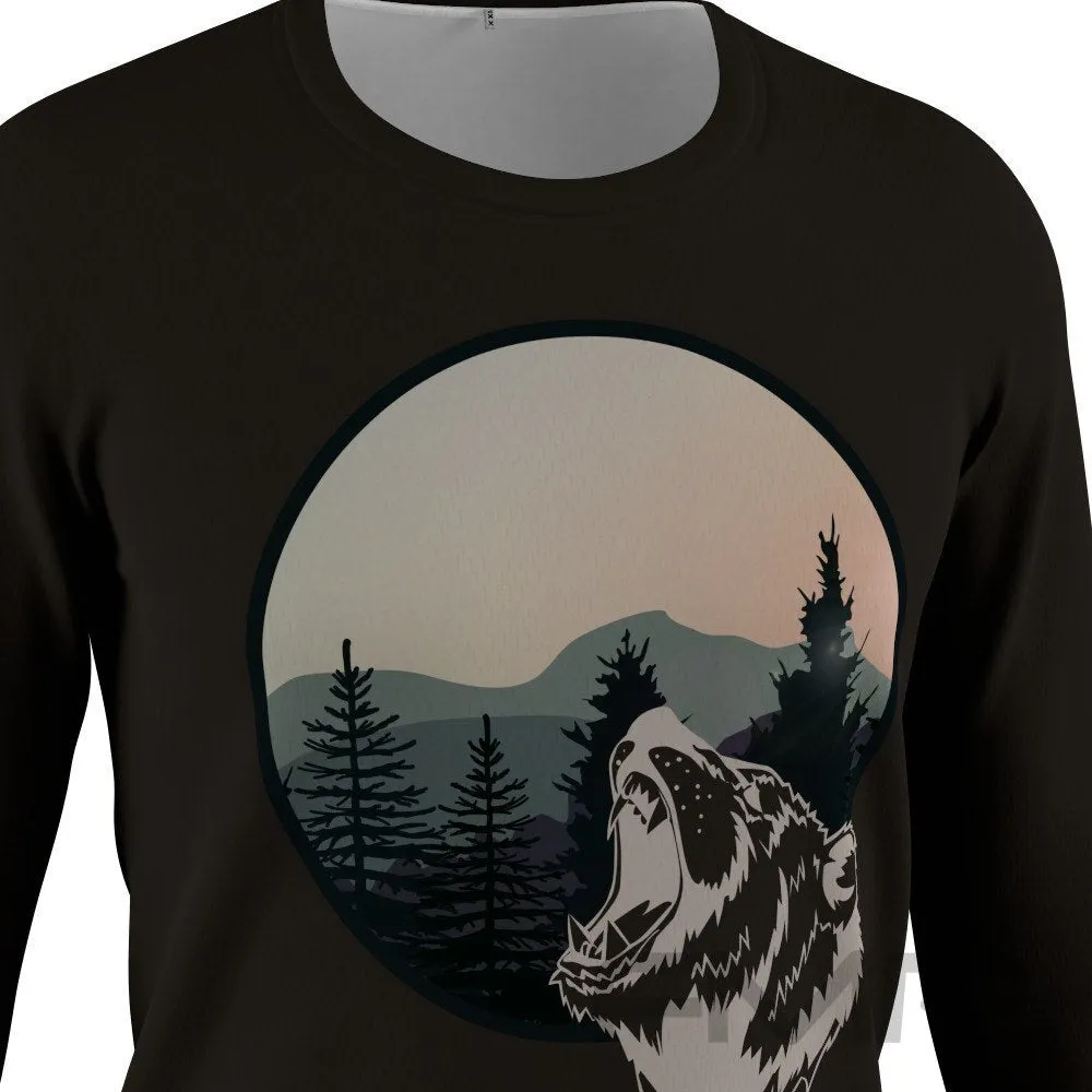 FMR Men's Bear Long Sleeve Shirt