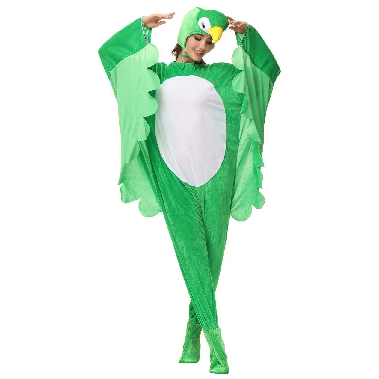 Funny Swan and Parrot Animal Kigurumi Onesies Cosplay Costume Jumpsuit