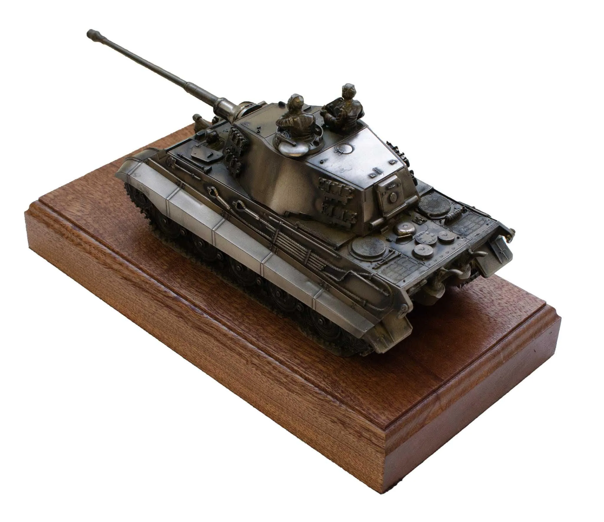 German King Tiger 2 Cast Bronze Tank