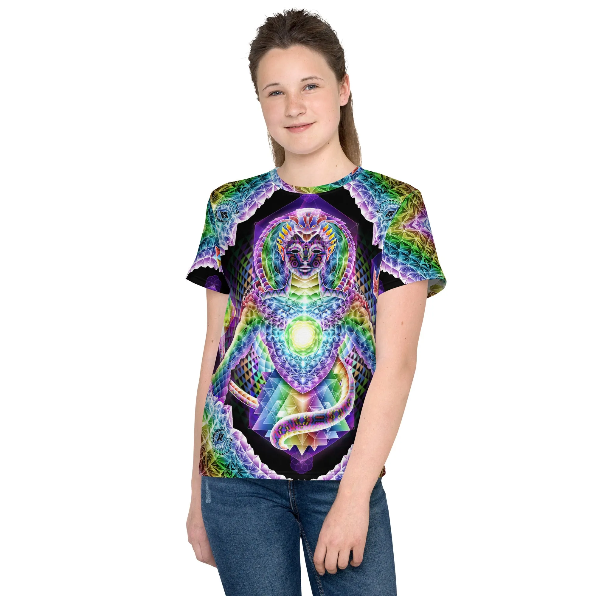 GIFTS FROM NATURE Youth crew neck t-shirt | SALVIA DROID