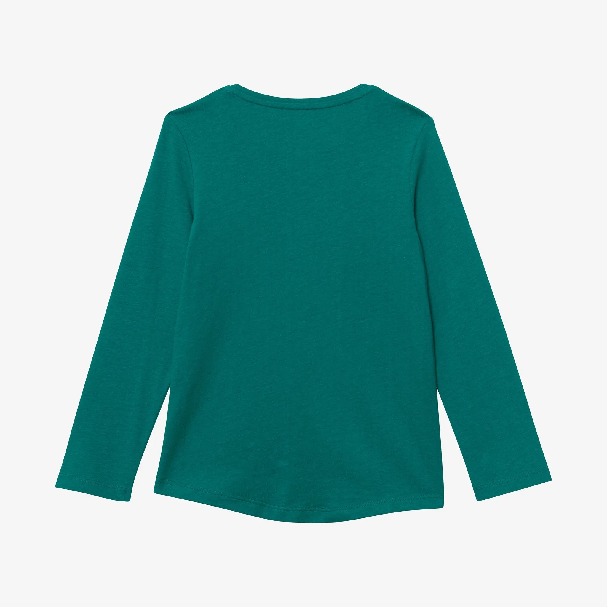 Girl green long sleeve T-shirt