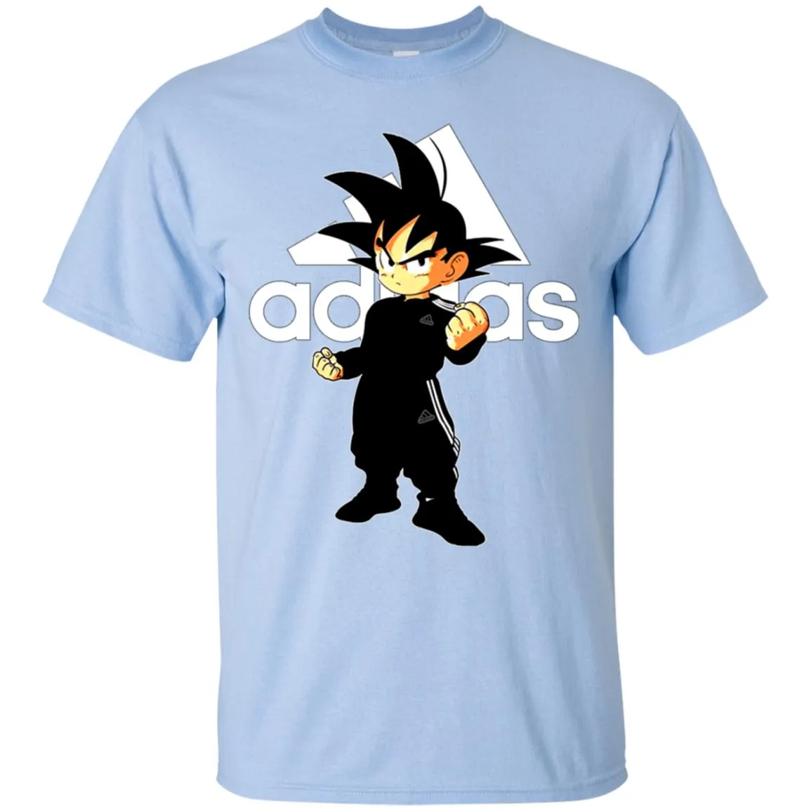 Goku Treding Adidas White T-shirt Men Cotton T-Shirt