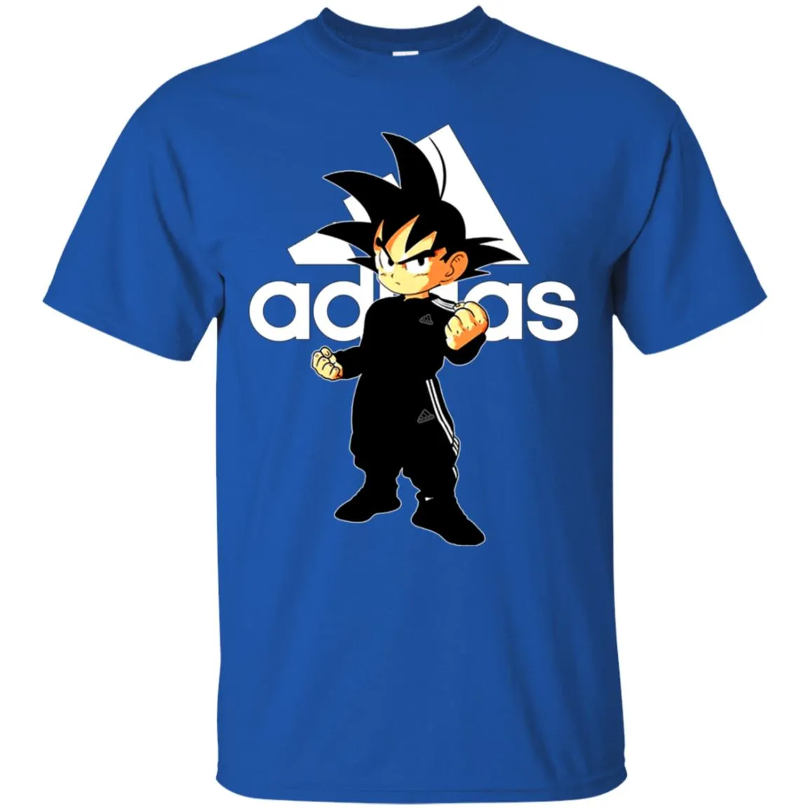 Goku Treding Adidas White T-shirt Men Cotton T-Shirt