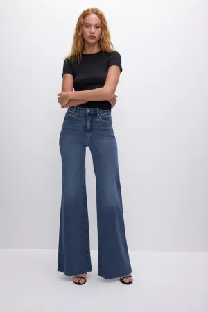 Good Waist Palazzo Jeans Indigo