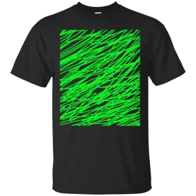 Green abstract art string T-Shirt