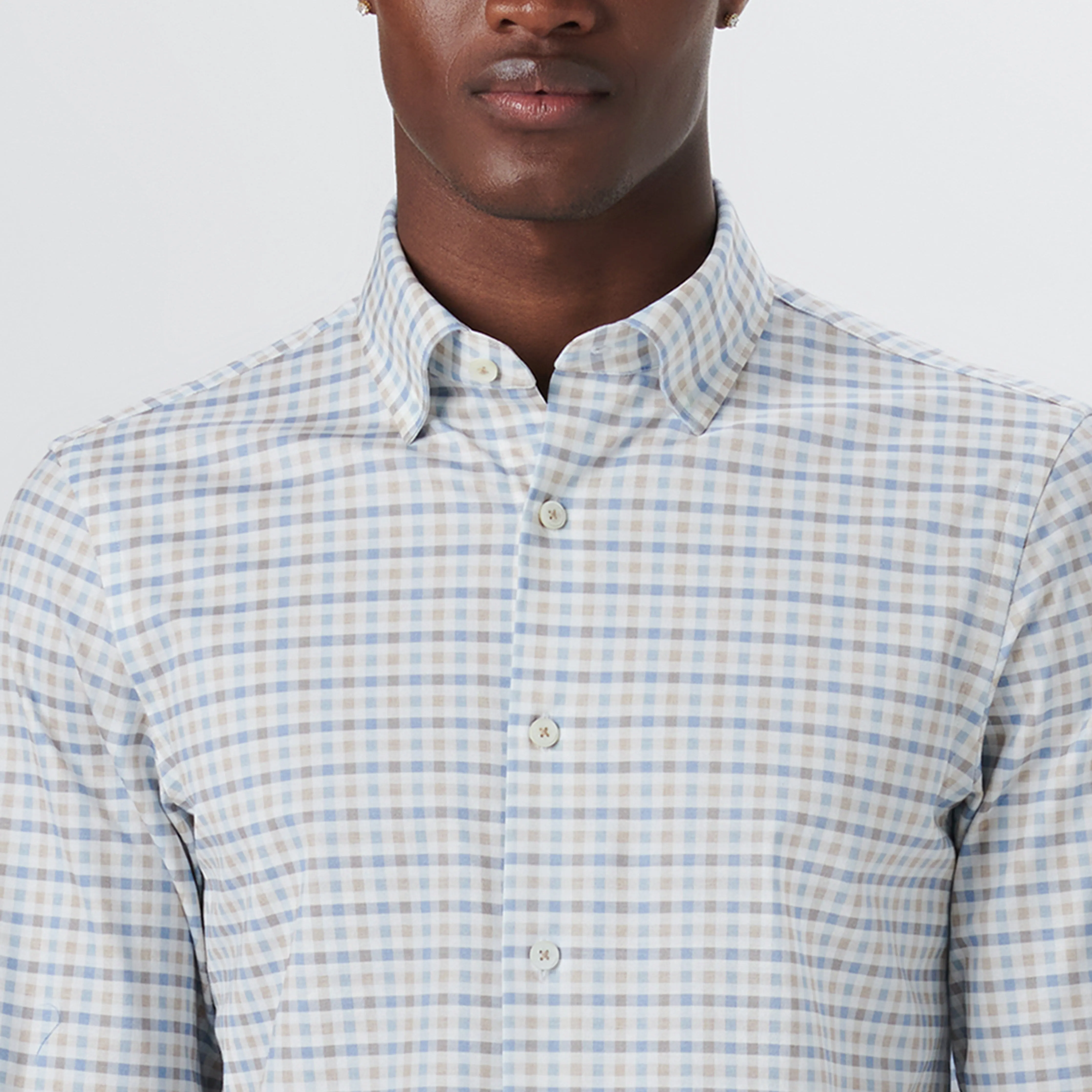 JAMES Mini Check OoohCotton Twill Shirt