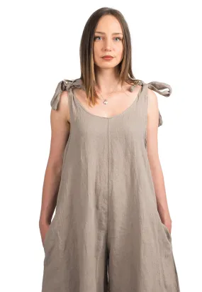 Jampsuit dress 100% Linen