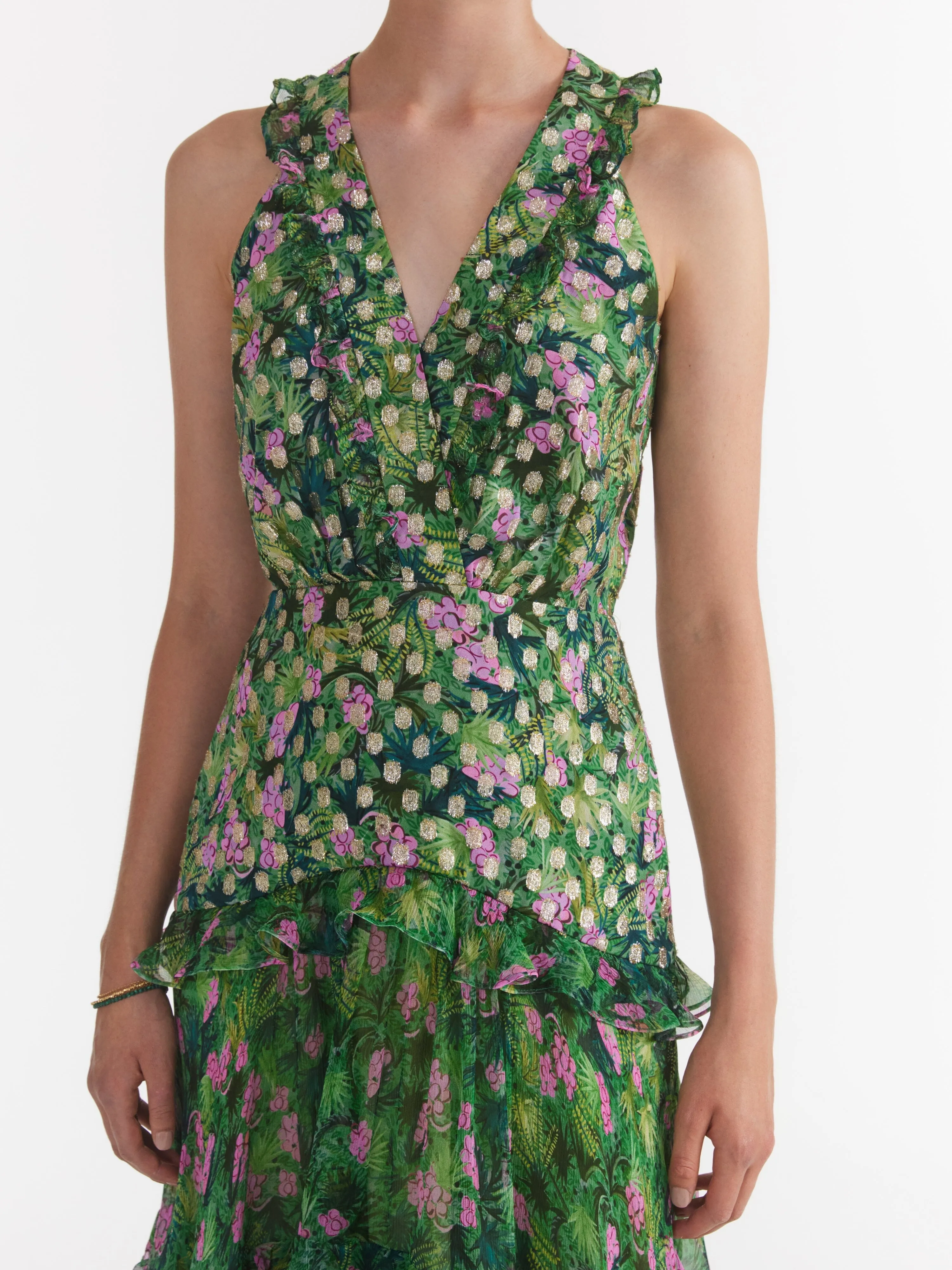 Jolie B Dress in Palmetto Fern