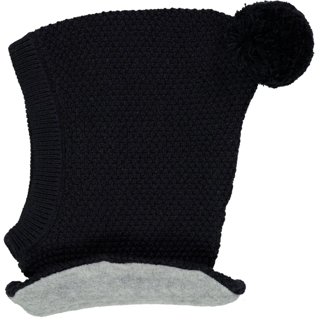 Knitted Balaclava Pomi - midnight blue