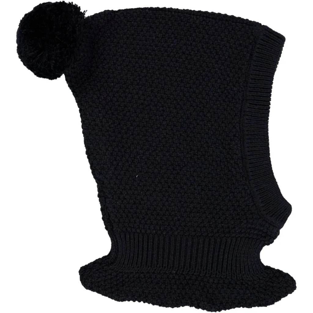 Knitted Balaclava Pomi - midnight blue