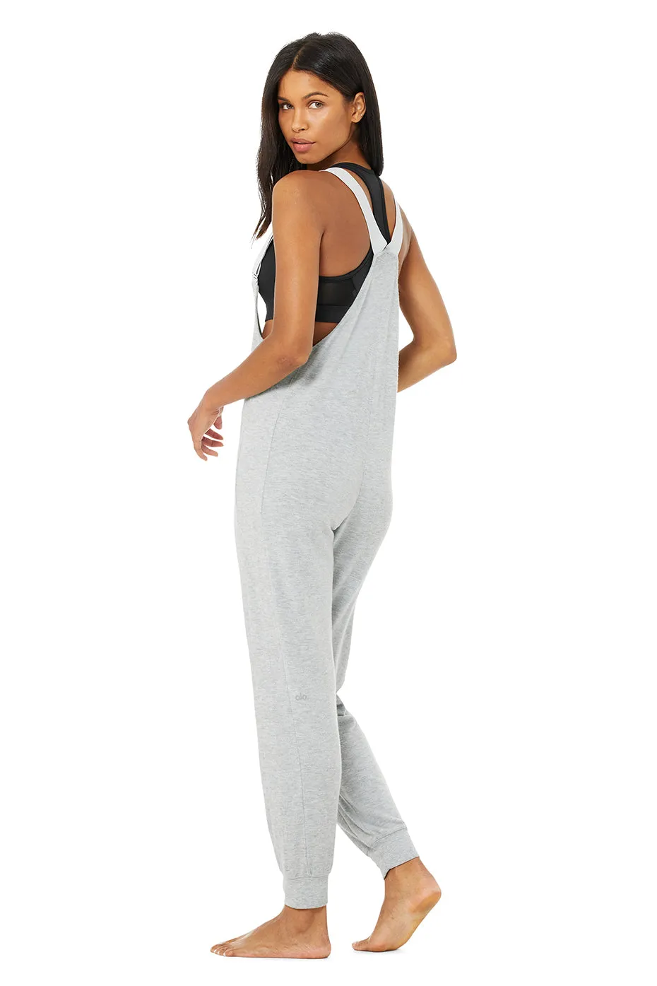 Layback Jumpsuit - Athletic Heather Grey