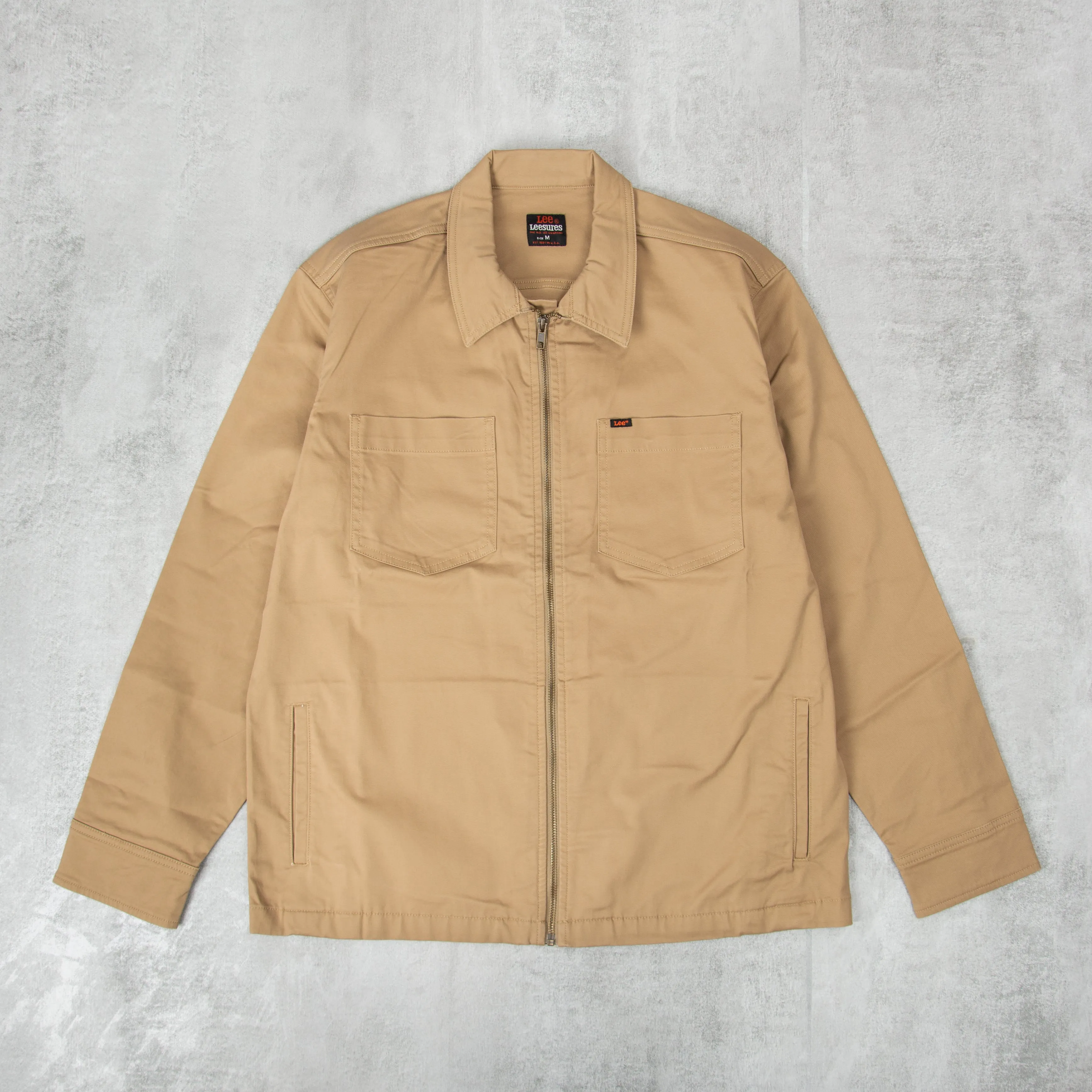 Lee Chetopa Zip Overshirt - Clay