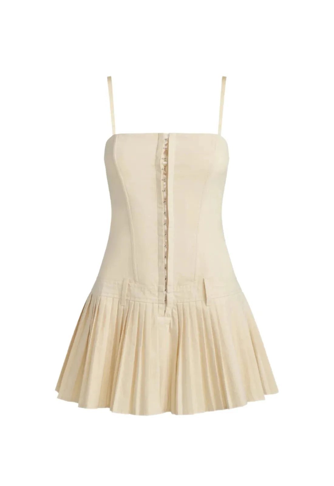 LIONESS - "Honey" - Corset Mini Cornsilk