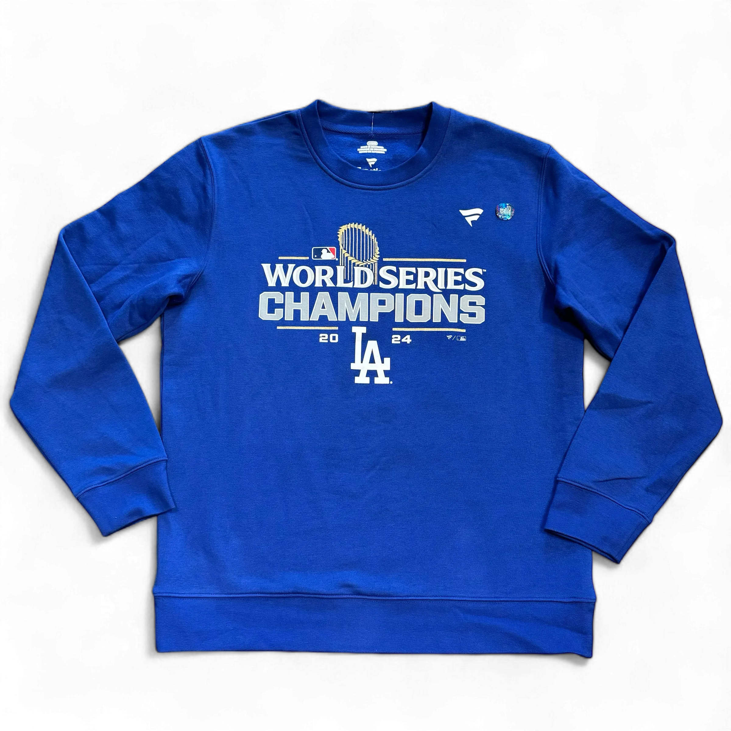 Los Angeles Dodgers '47 Royal 2024 World Series Champions Crew Neck Sweatshirt