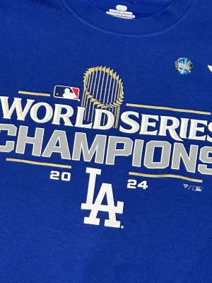 Los Angeles Dodgers '47 Royal 2024 World Series Champions Crew Neck Sweatshirt