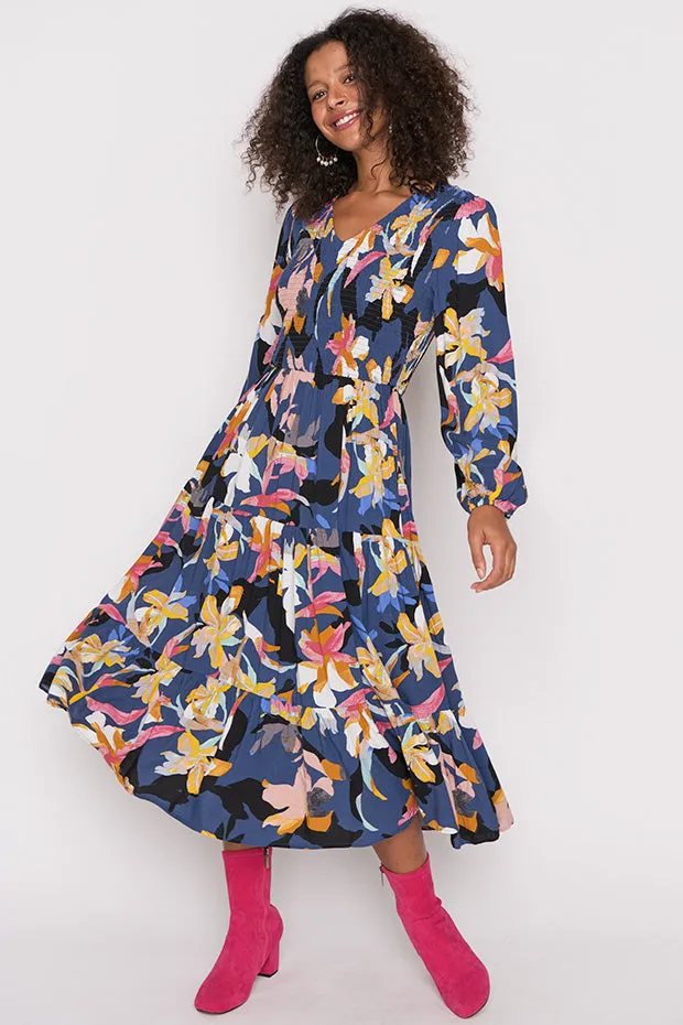 Maeve 80's Pop Midi Dress