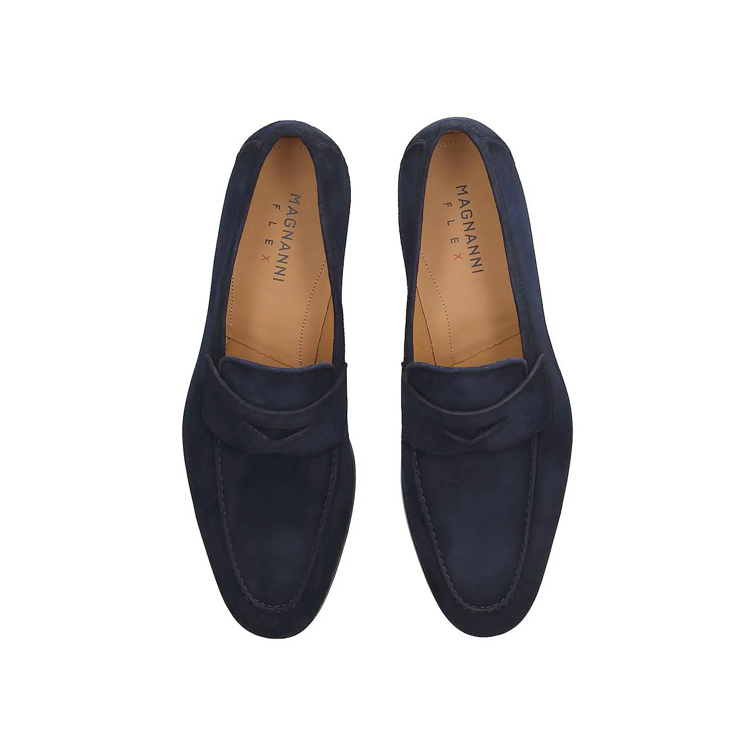 Magnanni Slip-on Suede Loafer - Navy