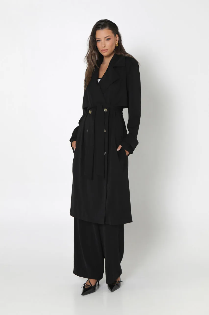 Marissa Trench Coat | Black