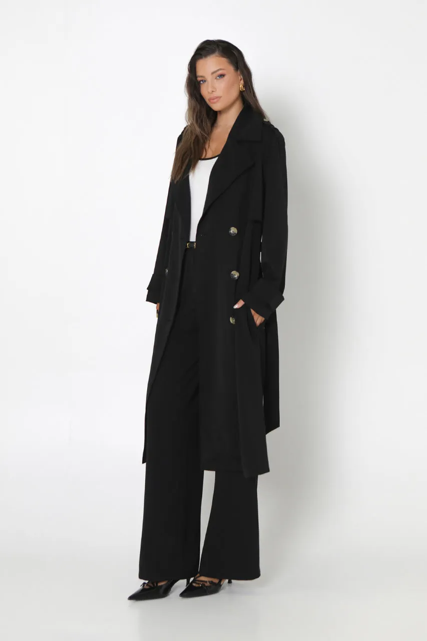 Marissa Trench Coat | Black