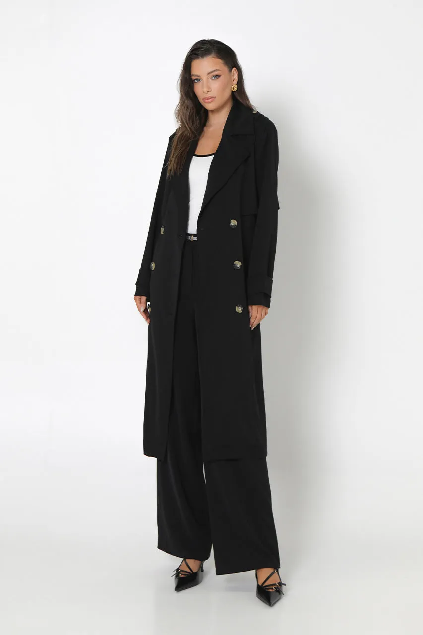 Marissa Trench Coat | Black