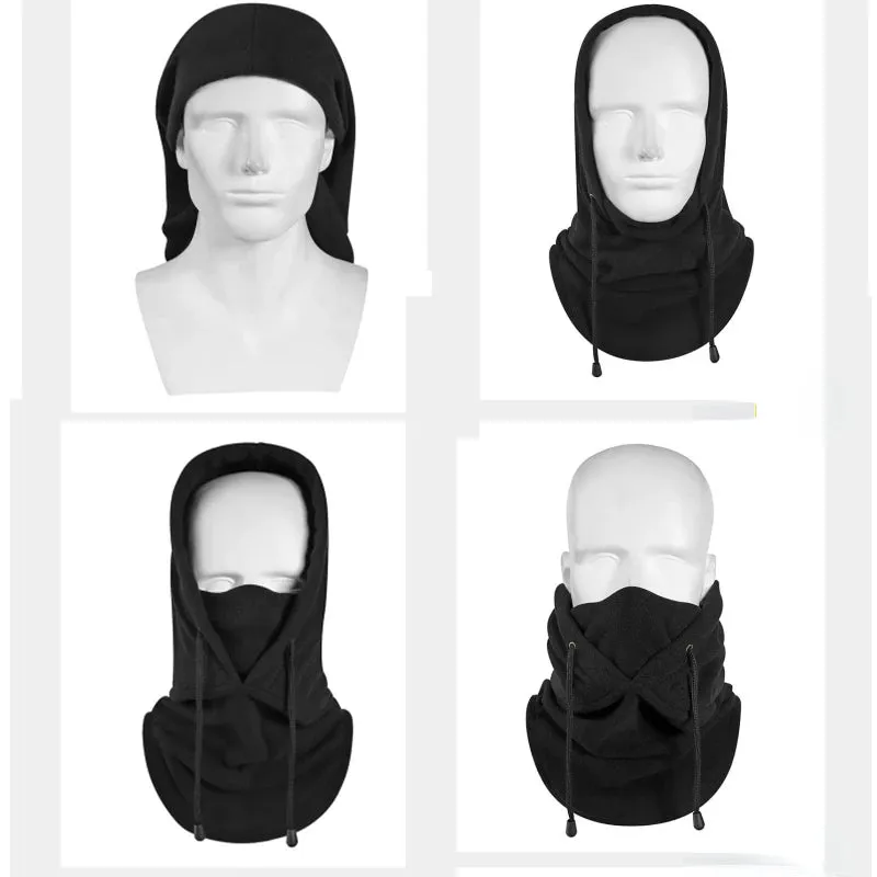 Mask Full Face Mask Fleece Cap Balaclava Neck Warmer Hood Winter Sports Ski Men Women tactical mask men mask windshield hood2023