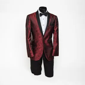 Match Crazy Coat - Cranberry Paisley