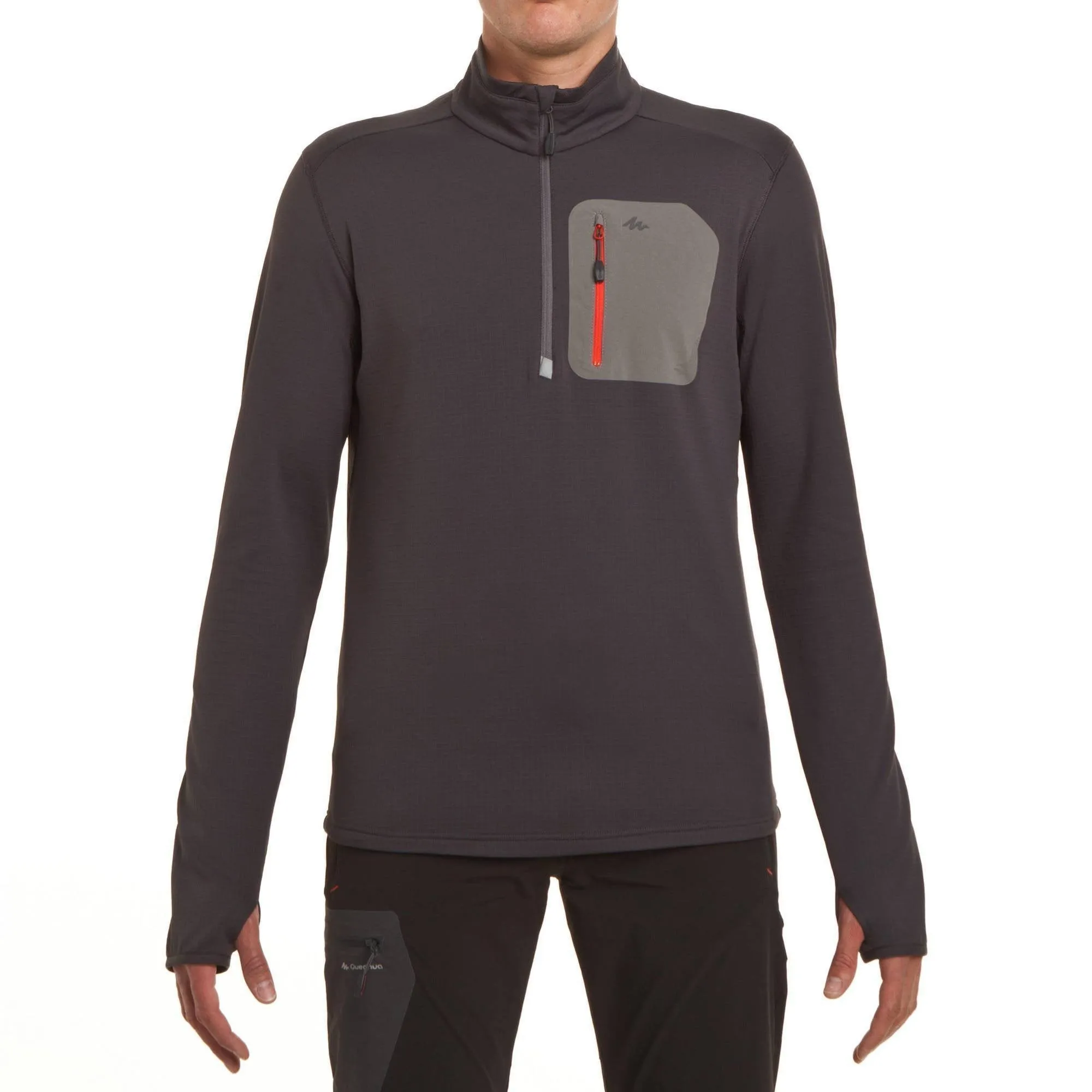 Men's Hiking T-Shirt Long-Sleeved Forclaz 500