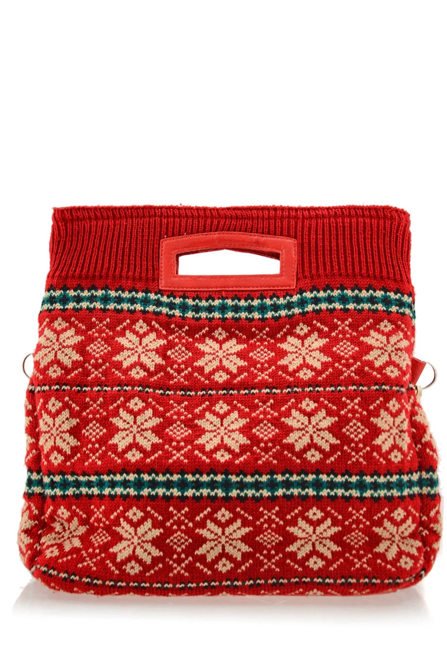 MERILLY Red Woven Bag