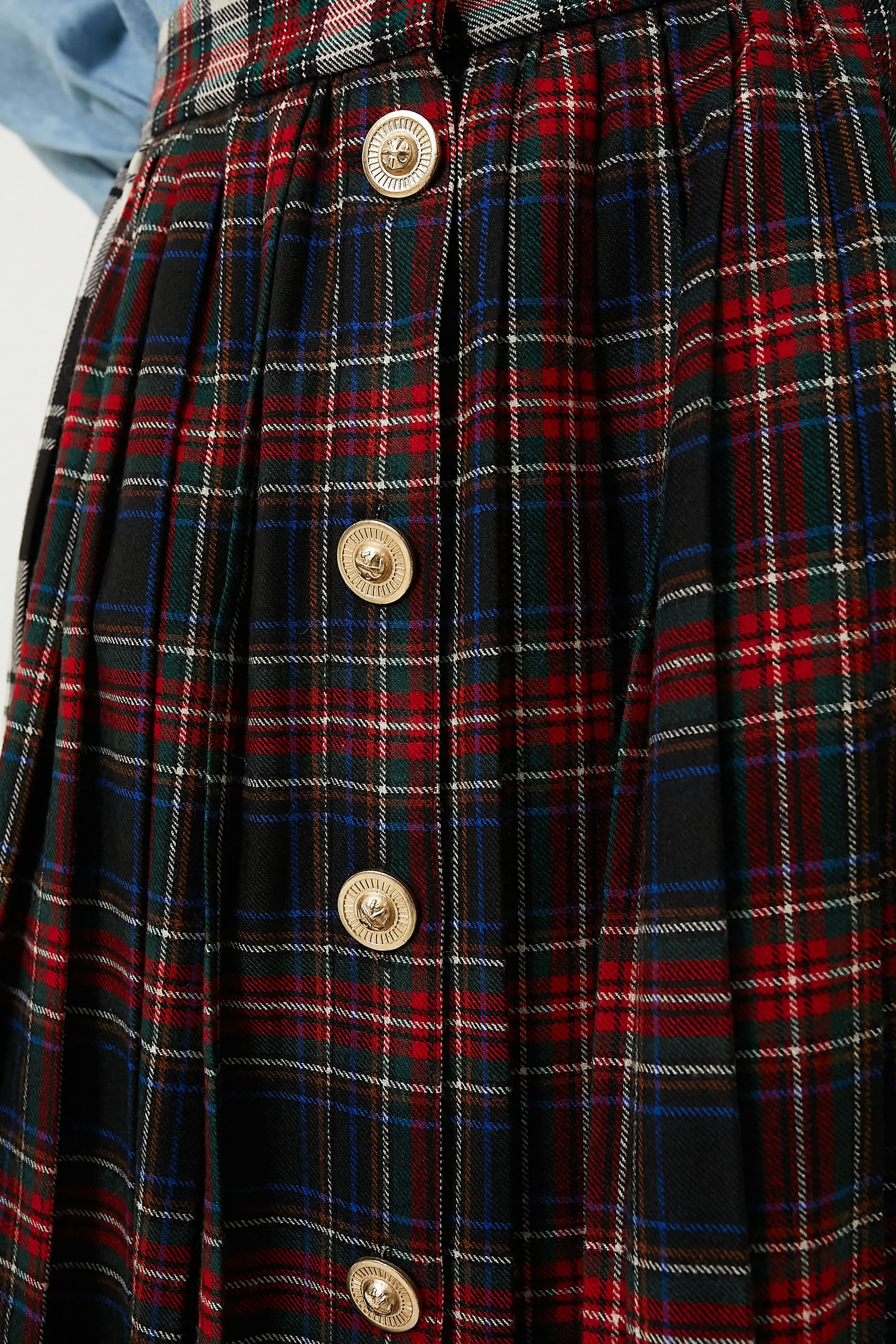 Mixed Plaid Harlan Skirt