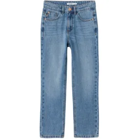 Name it Medium Blue Denim Rose Straight Jeans Noos