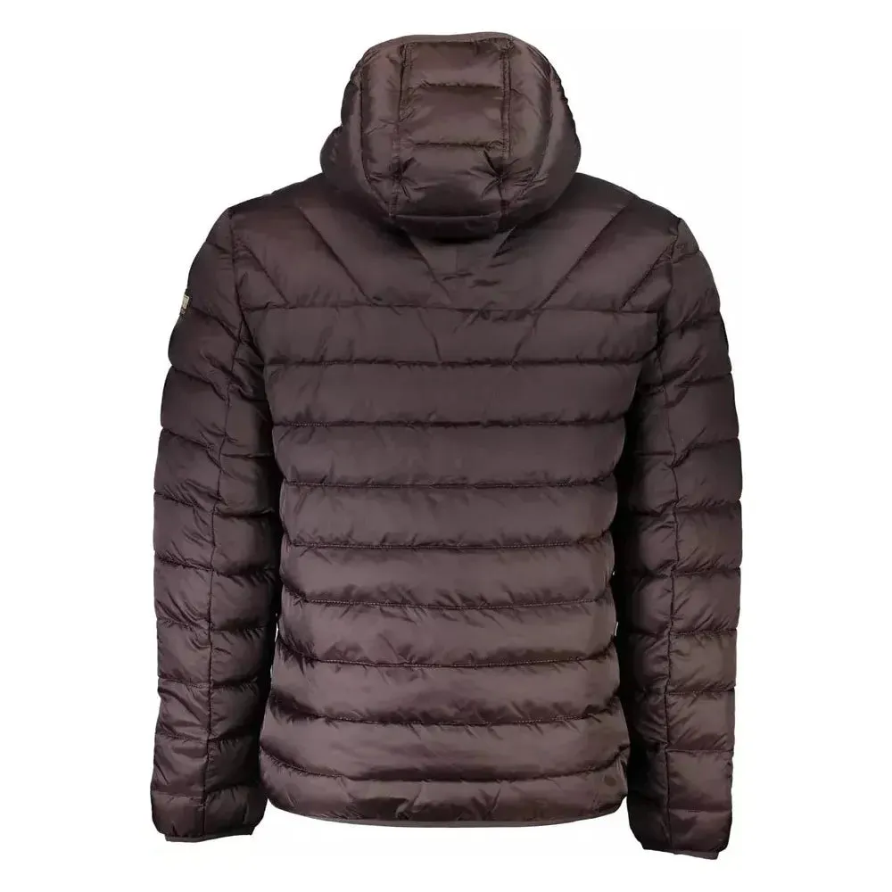 Napapijri Brown Polyamide Men Jacket