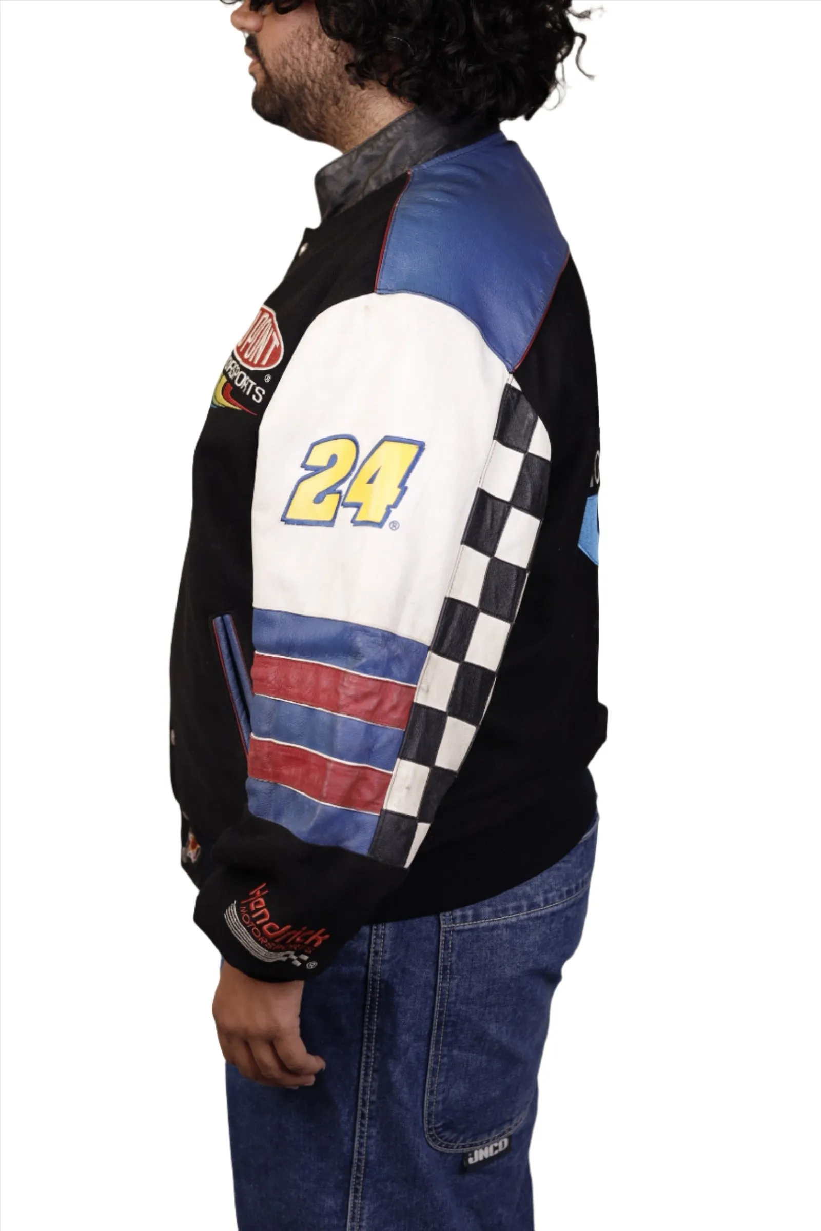 NASCAR Leather Racing Jacket 1990s