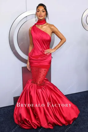 Nicole Scherzinger 2024 Tony Awards Red Trumpet Dress