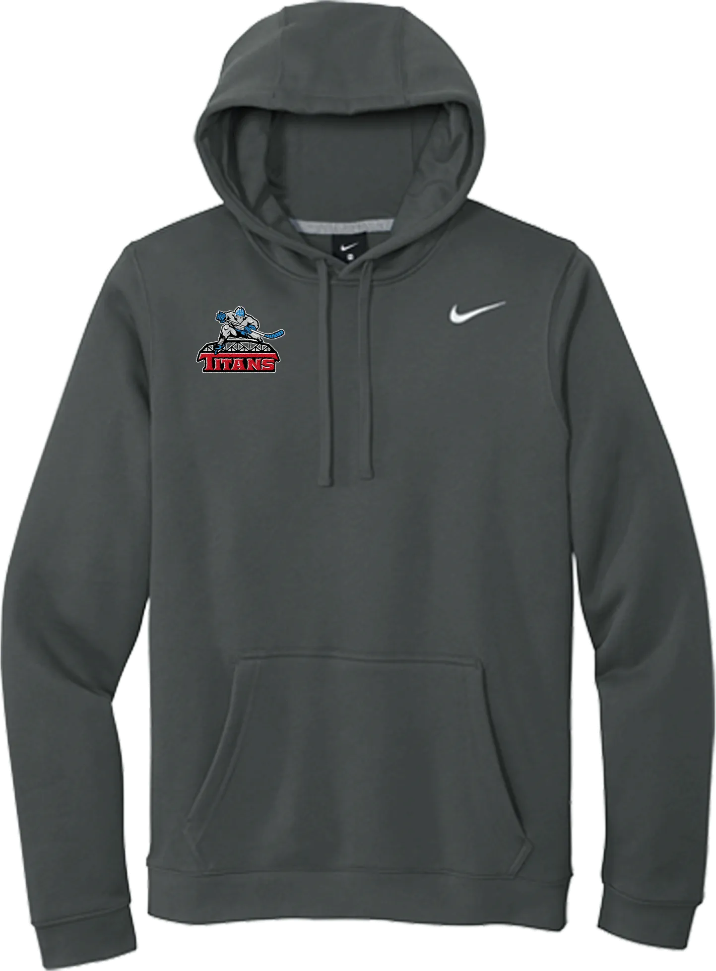 NJ Titans Nike Club Fleece Pullover Hoodie