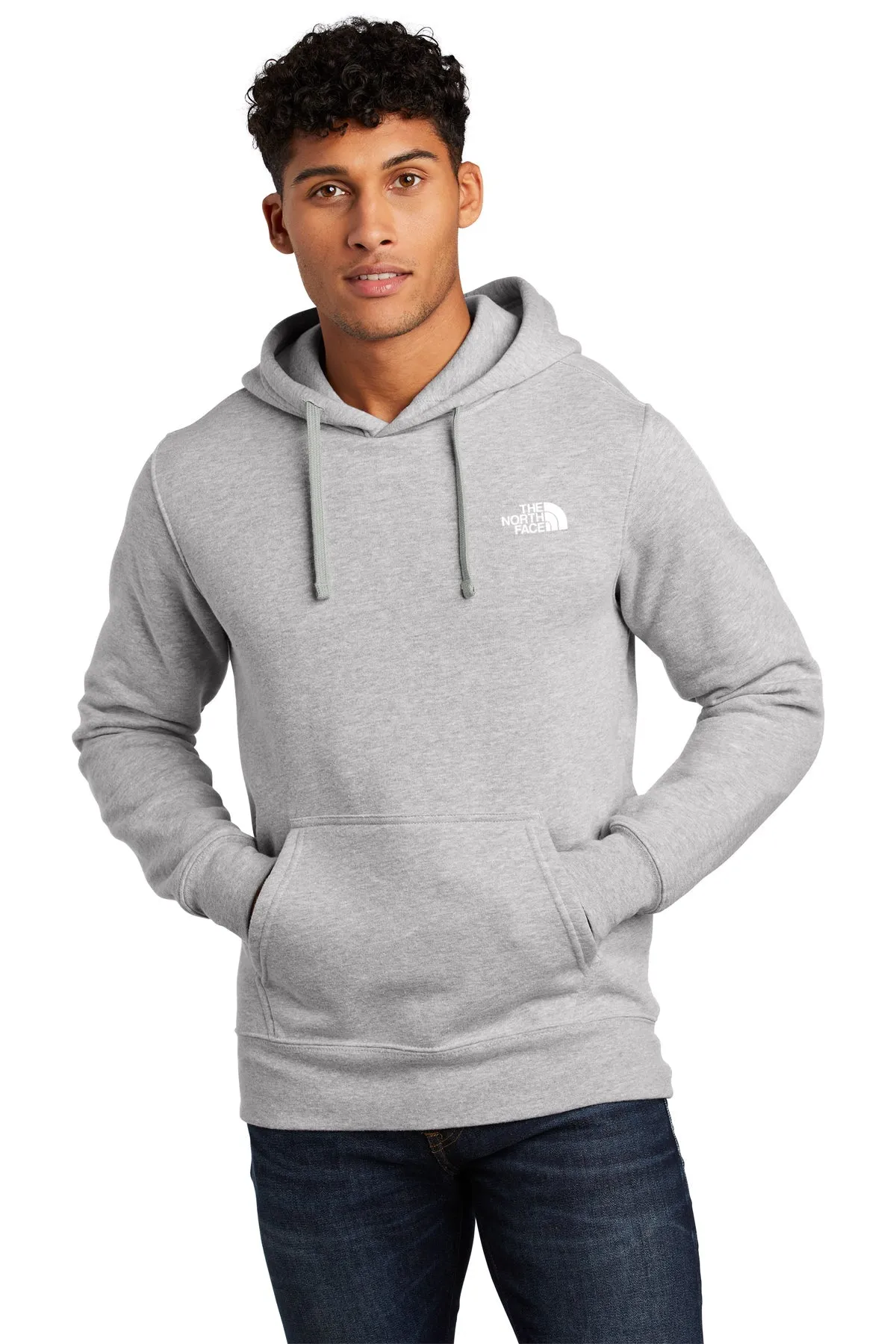 North Face Chest Logo Hoodie NF0A7V9B TNF Light Grey Heather