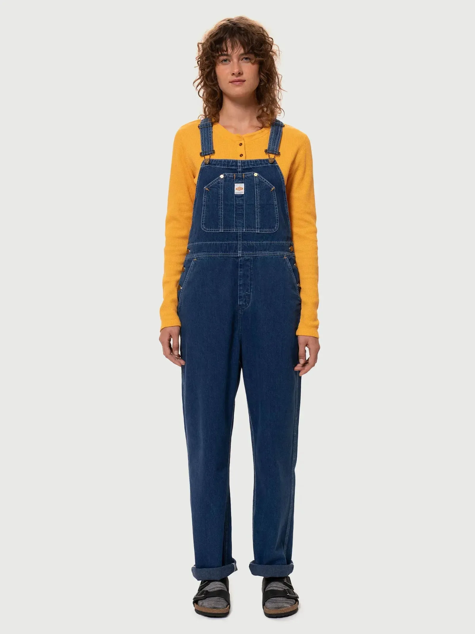 Nudie Jeans Astrid Denim Dungaree in B20/Blue