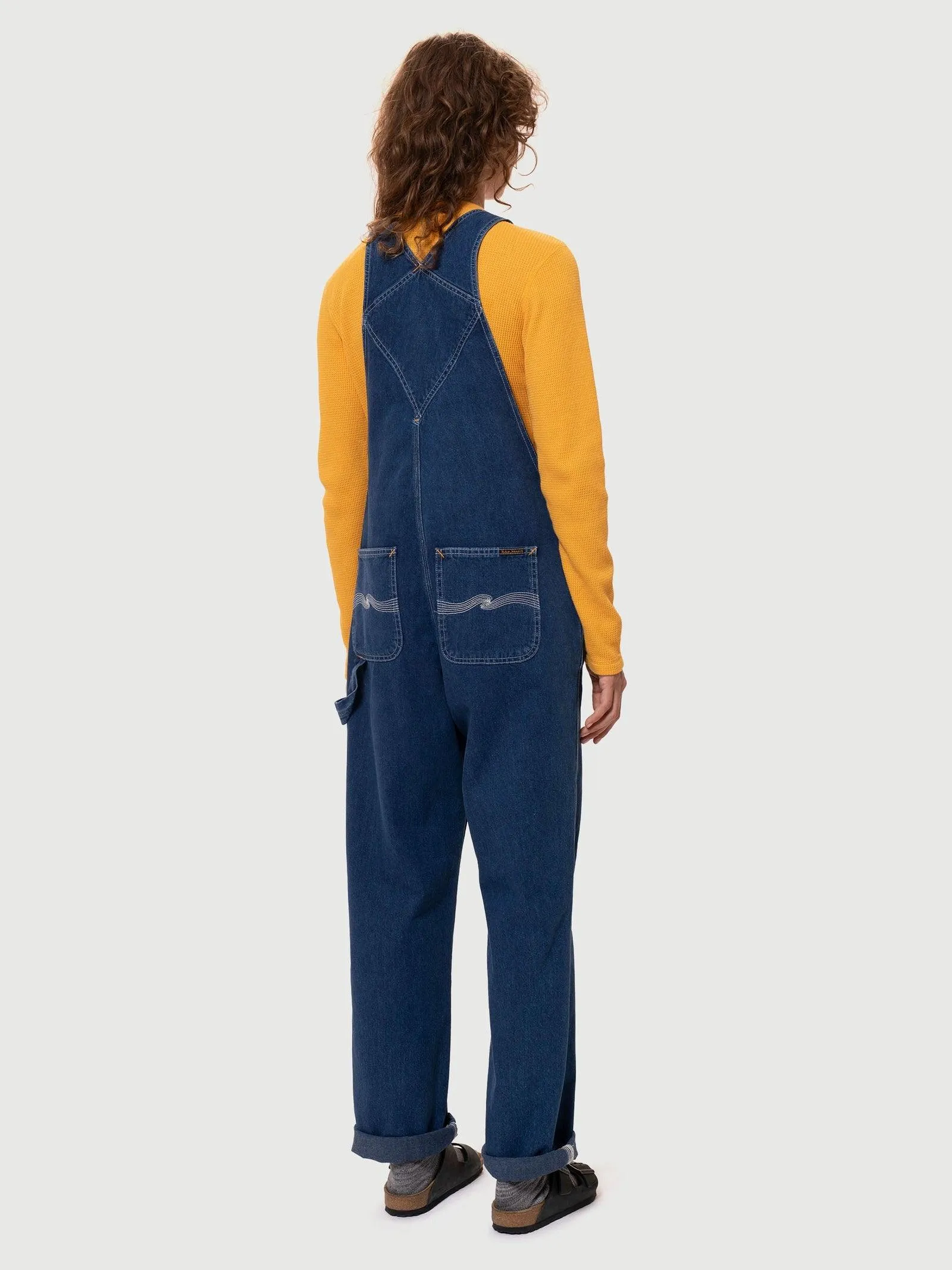 Nudie Jeans Astrid Denim Dungaree in B20/Blue