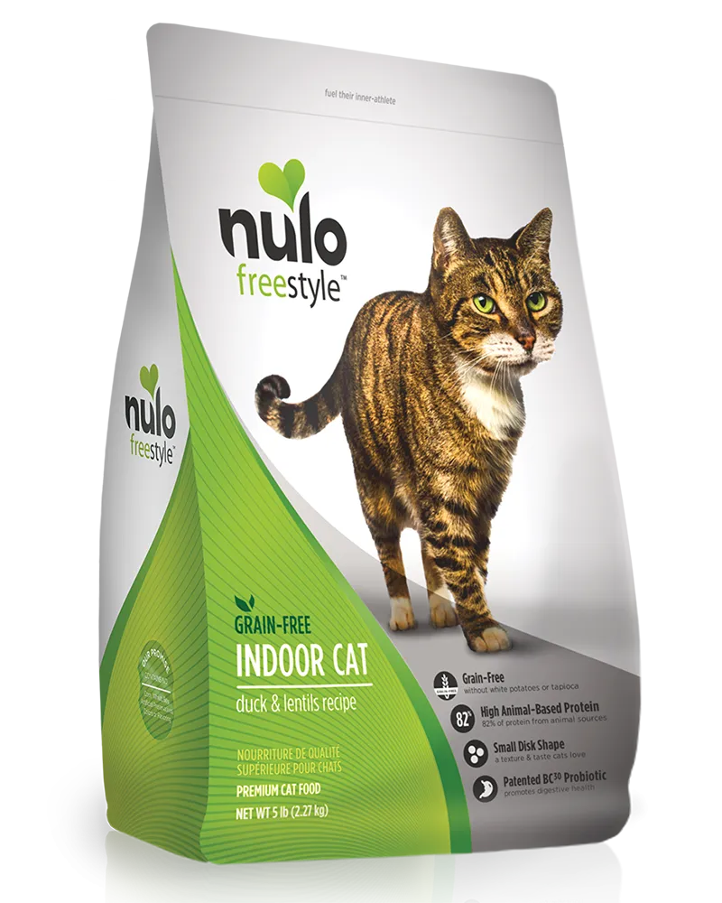 Nulo Freestyle Indoor Cat Duck & Lentils Dry Food 12lb