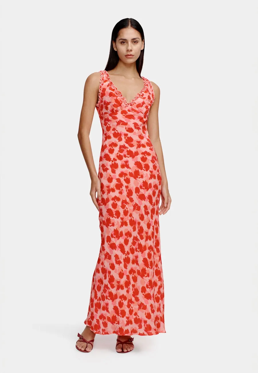 Ownley Bella Midi Dress Strawberry Fields