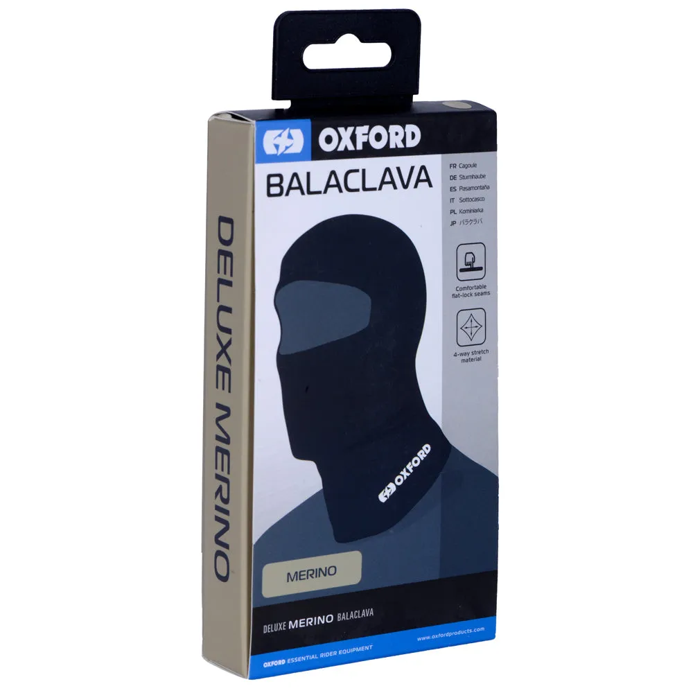 Oxford Deluxe Merino Balaclava Black