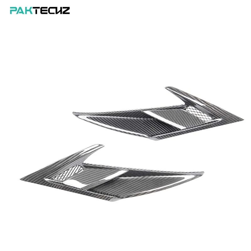 PAKTECHZ Carbon Fiber Front Air Vents Trim for Ferrari F8 Tributo / Spider