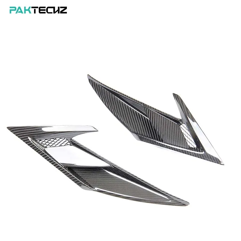 PAKTECHZ Carbon Fiber Front Air Vents Trim for Ferrari F8 Tributo / Spider