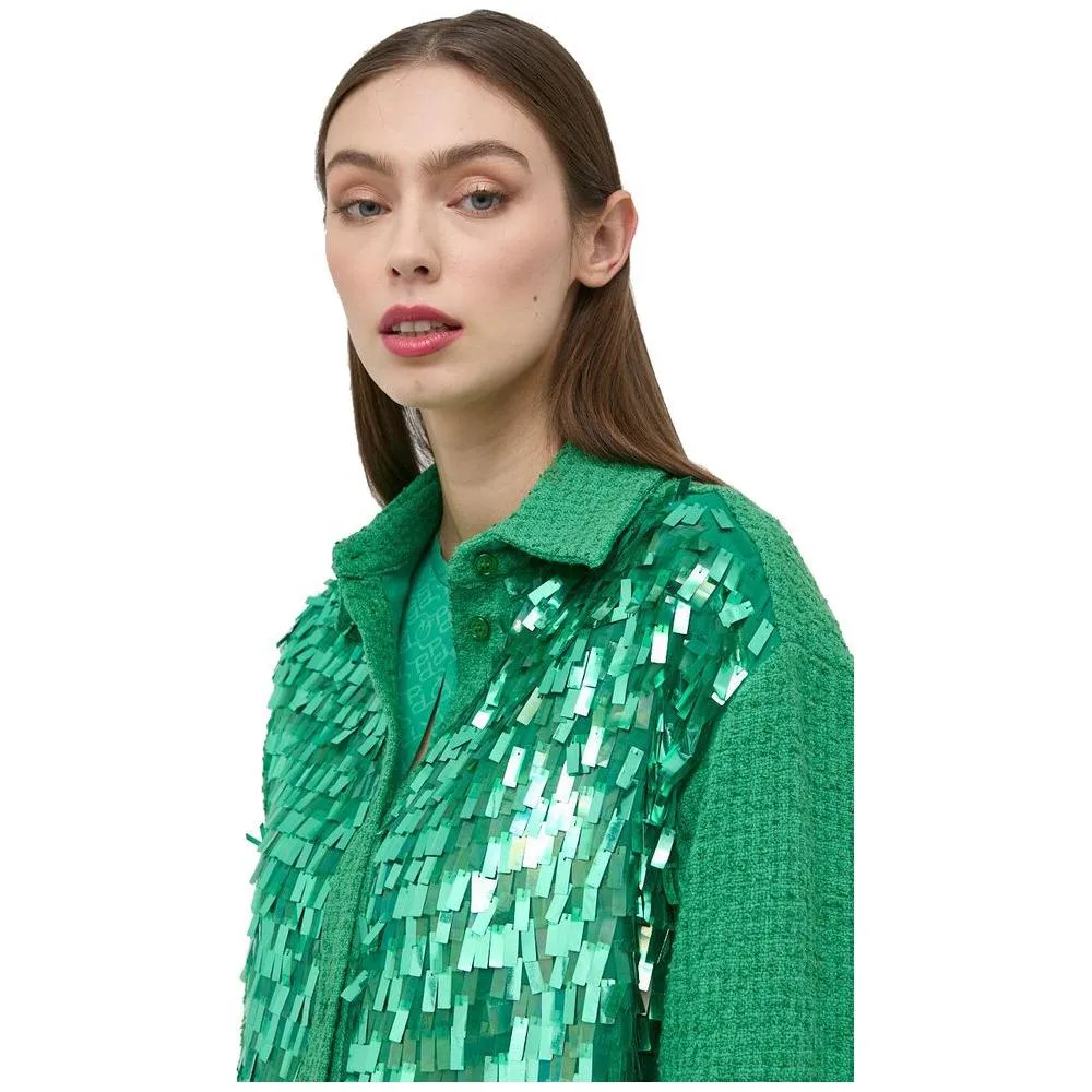 PINKO Green Cotton Shirt