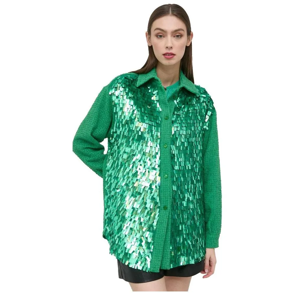 PINKO Green Cotton Shirt