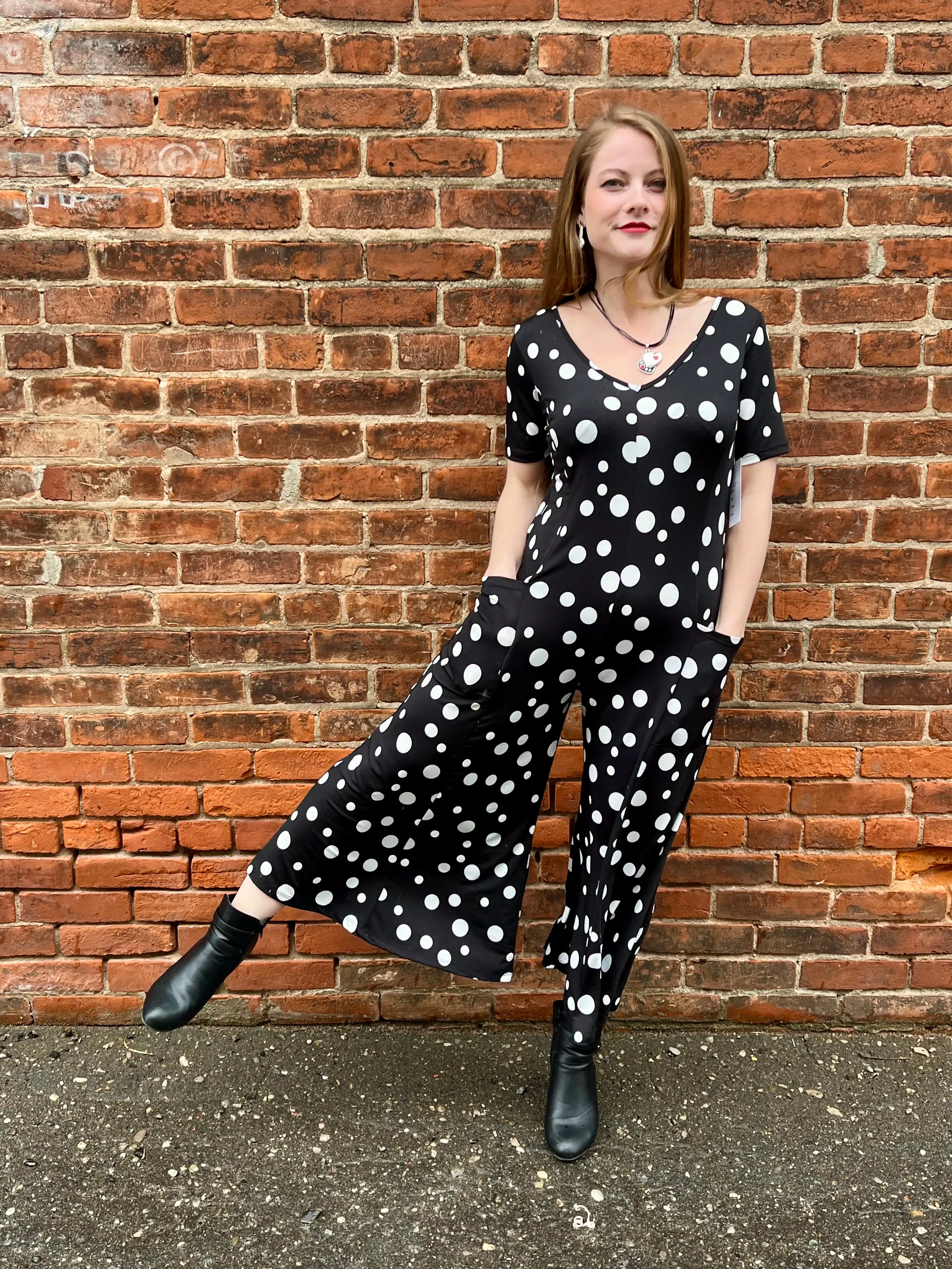 Polka Dot Jumpsuit (Only 2 Left!)