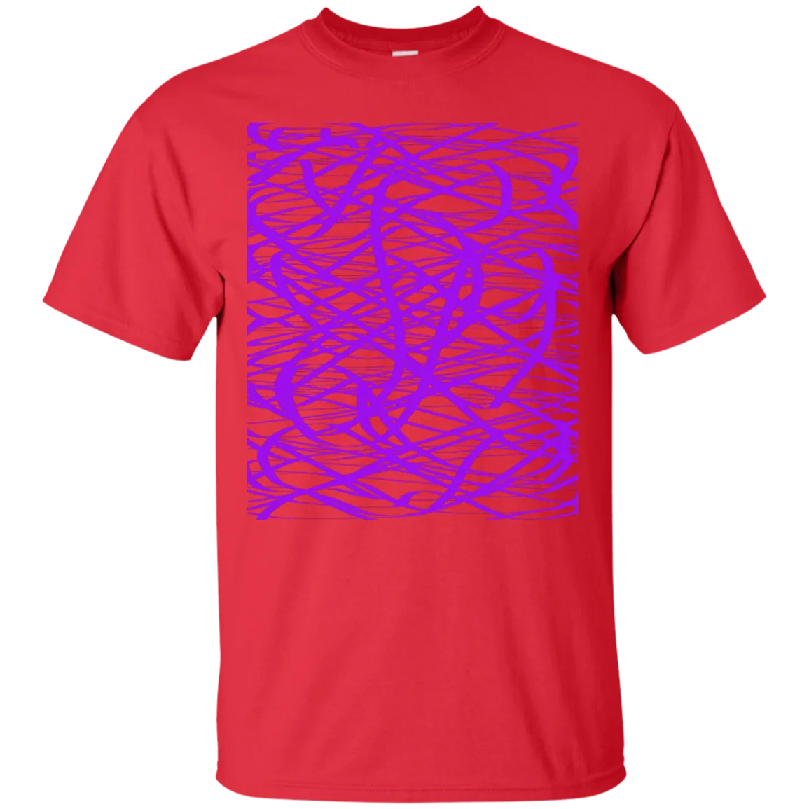 Purple abstract art string T-Shirt T-Shirt